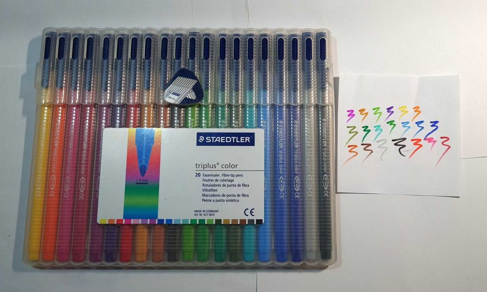 Set 20 carioci germane Staedtler Triplus Color 323-SB20 (45 - 35 lei)