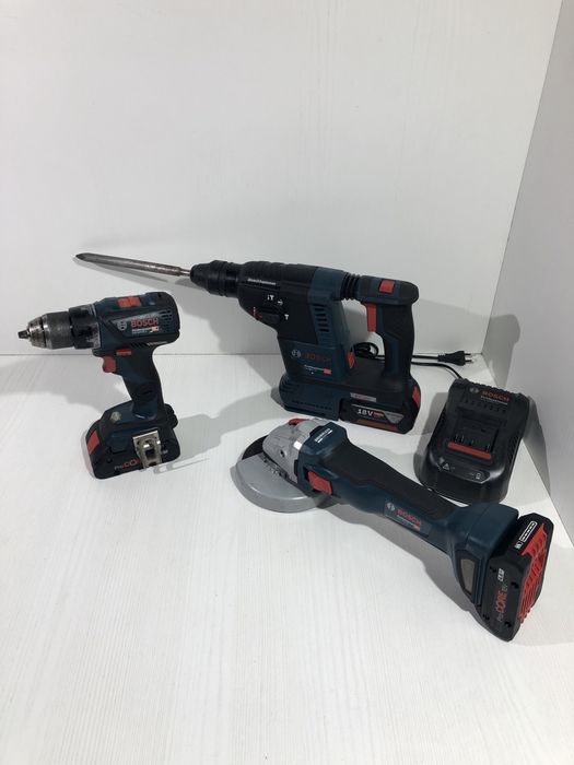 Set Bosch Rotopercutor, Flex și Autofiletantă