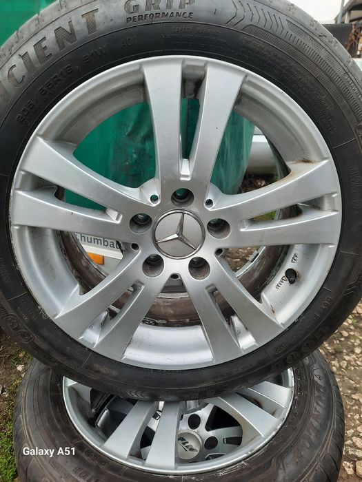 Ляти джанти с гуми. Мерцедес 5×112,16цола