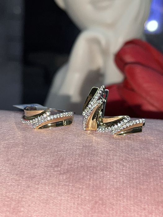 Серебро Наборы Комплект Кумыс Наборлар Комплекты Серьги Кольцо Сырга