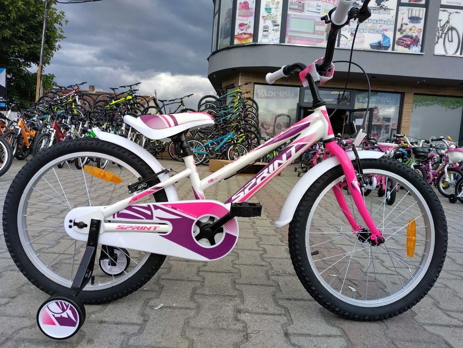 SPRINT Велосипед 20" ALICE бял