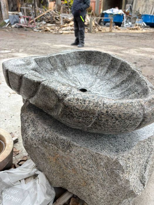 Мивки от естествен камък, ръчна изработка