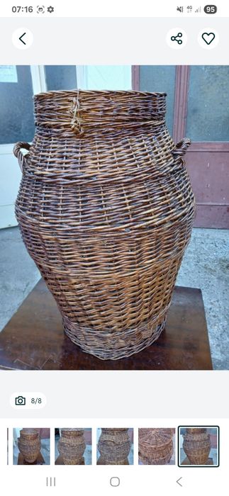 Cos din nuiele Vitange.