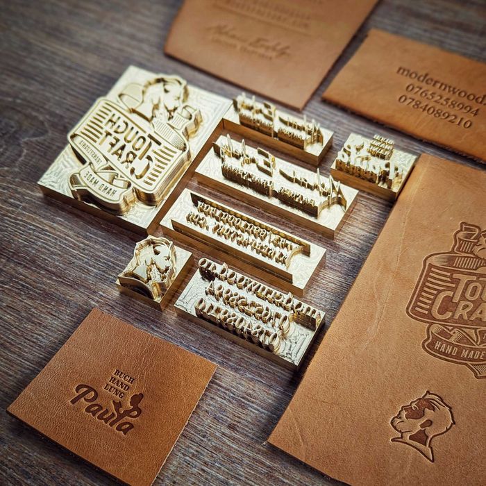 Stampile, matrite, stante pentru imprimare piele, lemn,