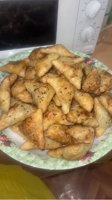 Самса домашняя очень вкусные.