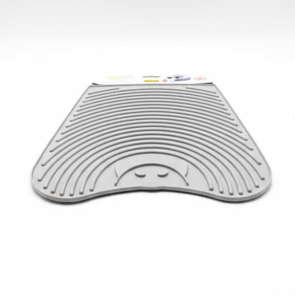 Подложка за Котешка Тоалетна - 39см/35см - Сива разцветка- Stefanplast