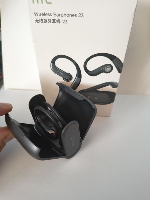 Căști Bluetooth True Wireless HTC over ear Smart AI Translator  Black