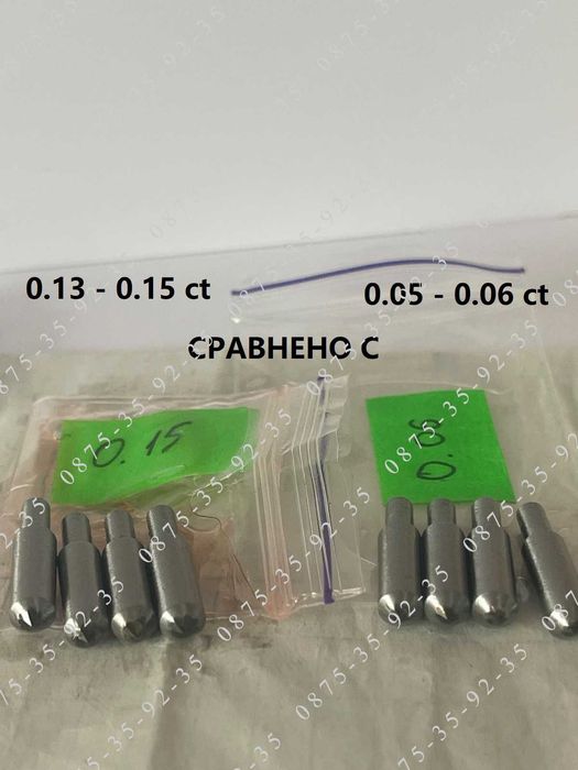 Диамантени игли за CNC гравиращи машини на портрети върху гранит Елмаз