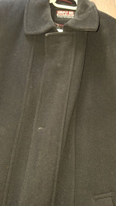 Palton negru barbati