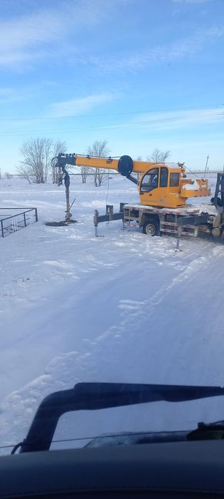 Установка опор ЛЭП