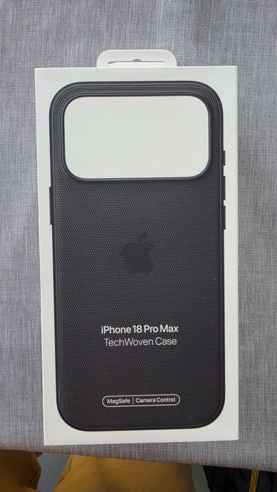 Husa telefon originala APPLE iPhone 18 Pro Max TechWoven Case cu MagSafe - Chambray Blue, MKDR4ZM/A model a3704