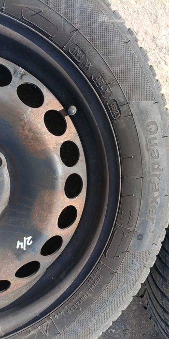 Стоманени джанти Opel Corsa D 15ки 2010г.(Гуми дот23)