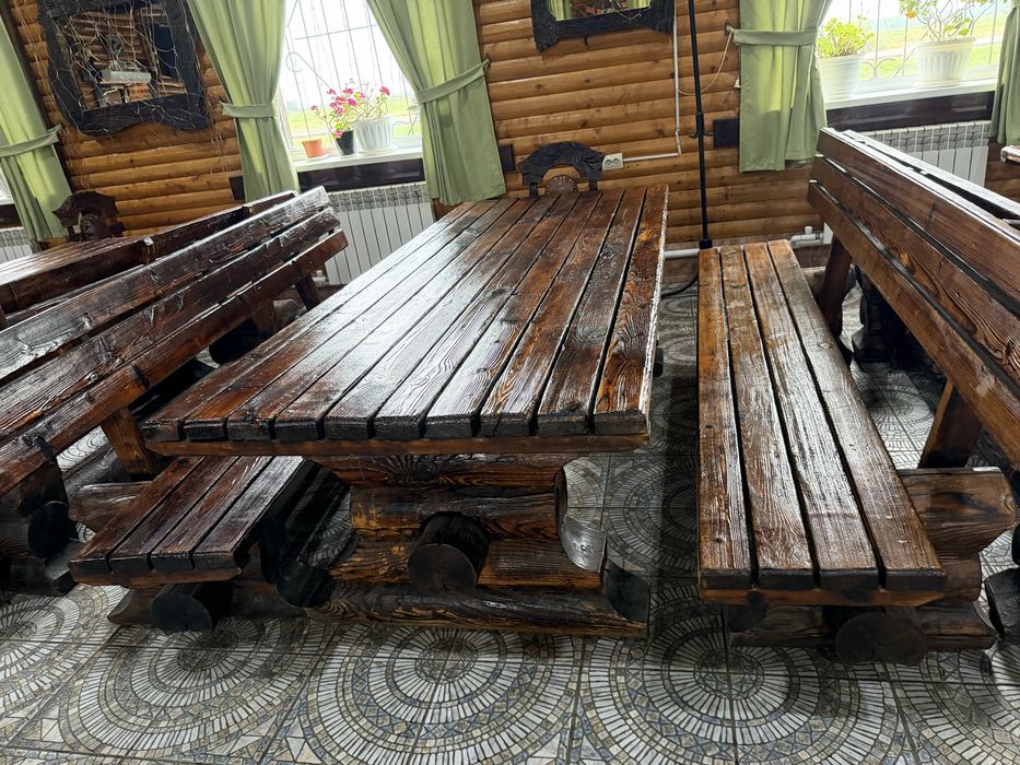 Продам стол и скамейки