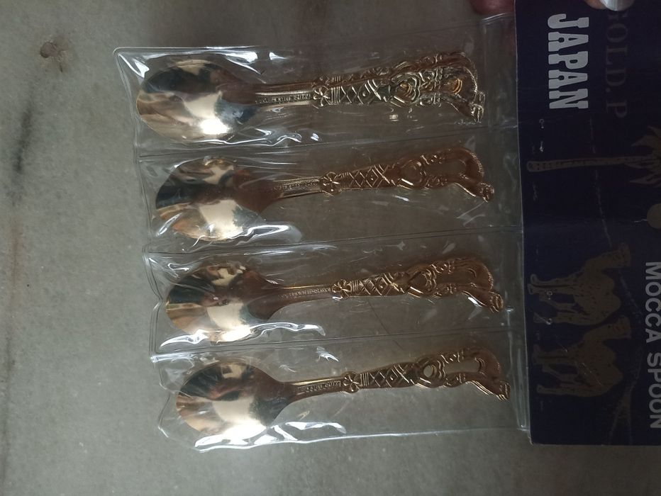 Позлатени лъжички за кафе