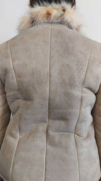 Дублёнка женская, натуральный мех (песец)