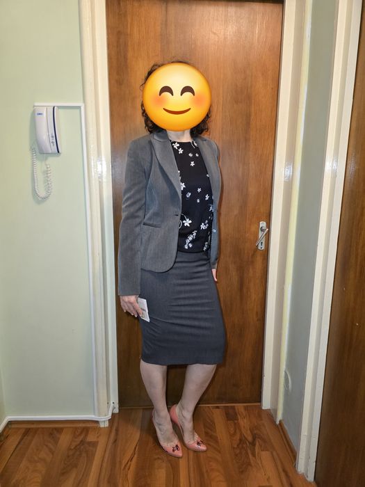 Sacou Yokko office, nou, marimea 36, din stofa elastica