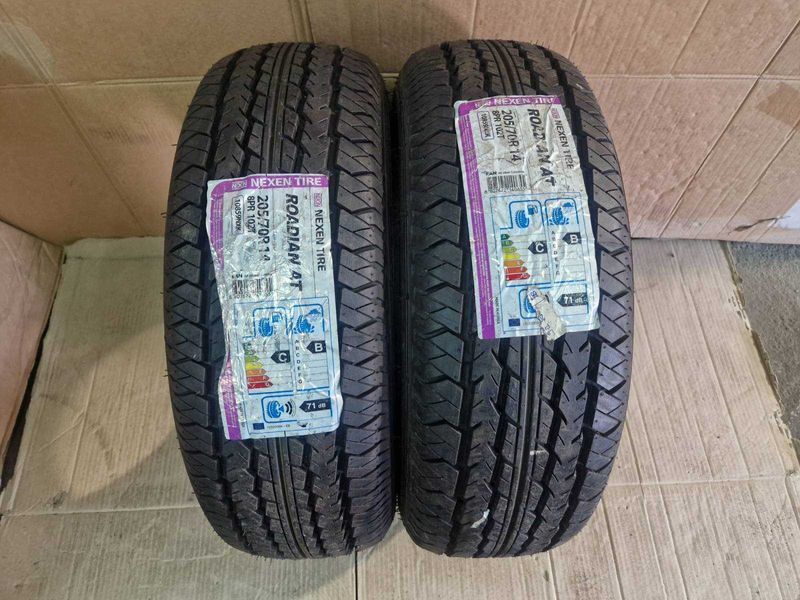 2 броя Nexen R14 205/70
нови летни гуми DOТ5117