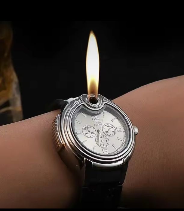 Ceas cu bricheta, ceas bărbați , ideal cadou bărbați