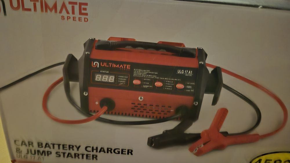 Încărcător baterie auto cu funcție de pornire