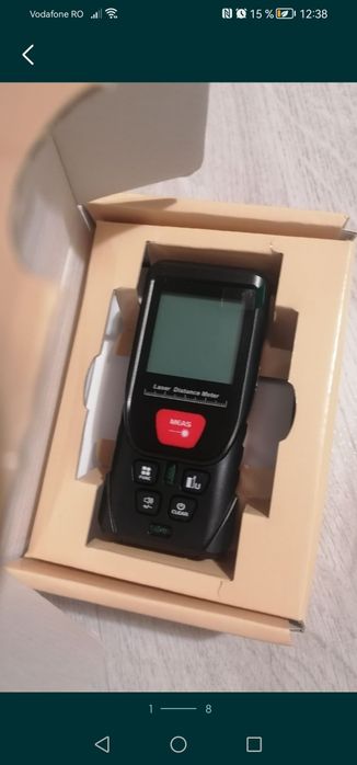 Telemetru precis cu laser, pt măsurarea distantei, suprafeței și a vol