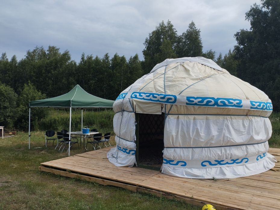 Отдых на природе в шатрах и юрте