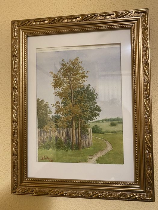 Tablou pictură acuarelă din seria Anotimpuri