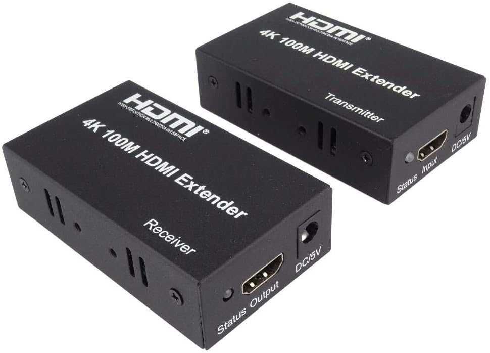 Extender HDMI 4K PremiumCord 100m Cat5e/Cat6,carcasă metalică,HDCP