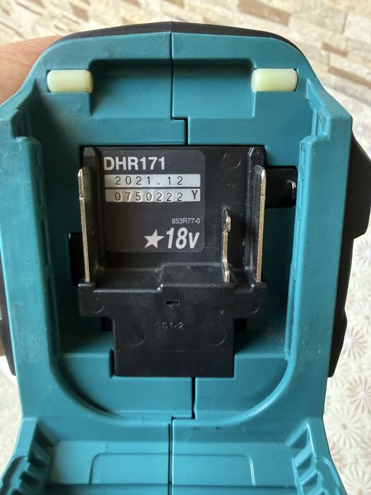 Акумулаторен перфоратор Makita DHR171Z, SDS-plus, 18 V, 1.2 J,