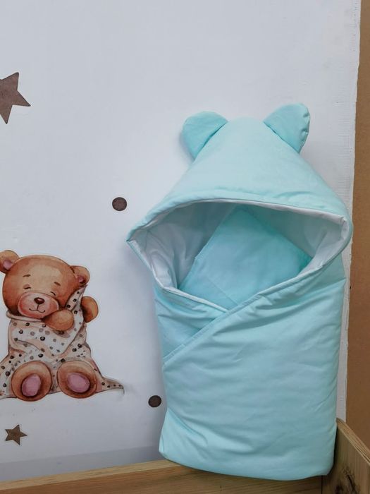 Порт бебе с велкро
Размери 80х80
Може да се използва както за носене