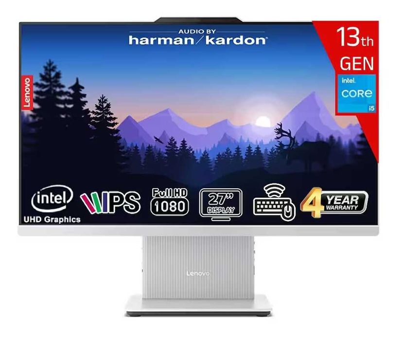 Lenovo IdeaCentre AIO 27": Замонавий ва кучли моноблок (i5-13 авлод)