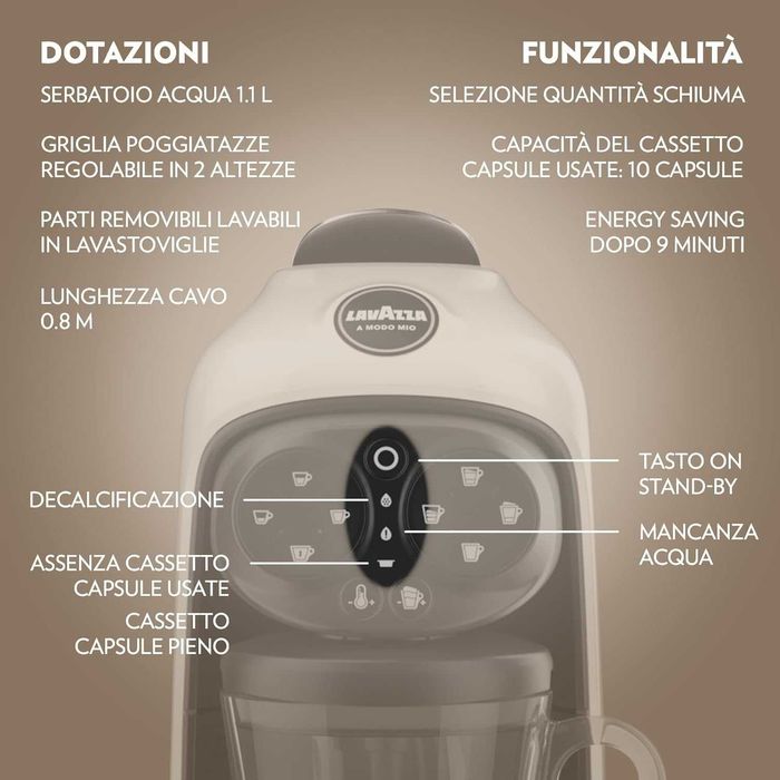Кафемашина с капсули Lavazza A Modo Mio Desea 1500W