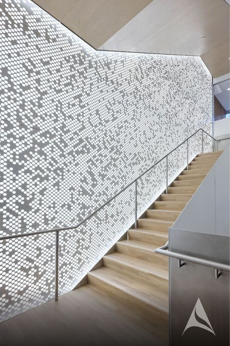 Art panel metall panel perforatsiya fasad obshivka kalonna obshivka