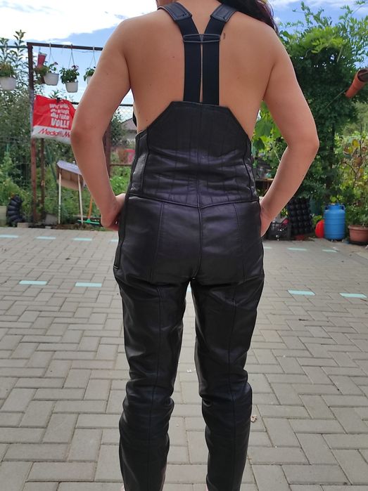 Salopete piele moto dama