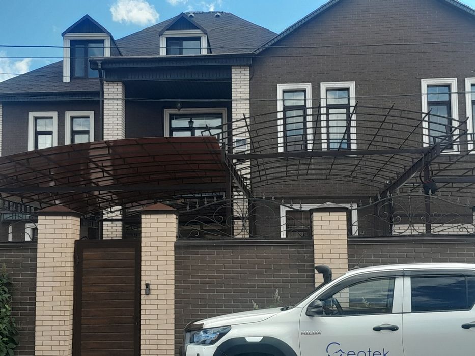 Навесы казырки откатные ворота