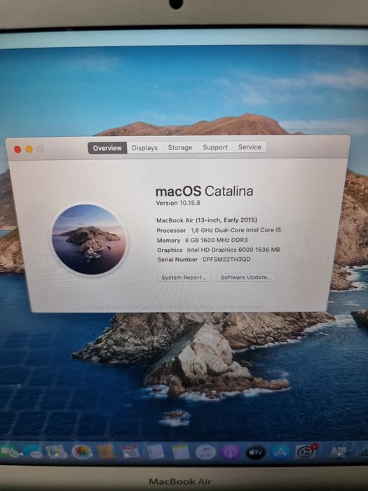 Noble Amanet - Macbook Air 13, 2015, I5, 8GB, 128GB