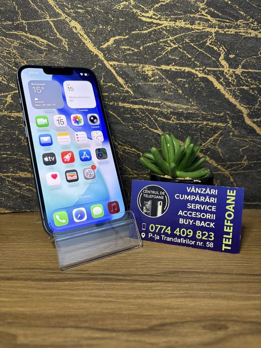 Iphone 13 Blue 128Gb / Garantie 2 ani Centrul de Telefoane / Rate