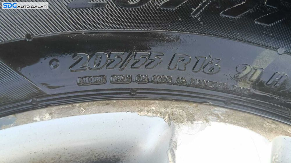 Set 4 Jante Aliaj 205 55 16 R16 6.5Jx16112 ET50 Volkswagen Jetta 3 2005 - 2011 Cod 1K0601025R [MX1130]