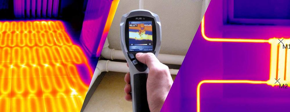 Тепловизор, обследование тепловизором, теплоаудит
