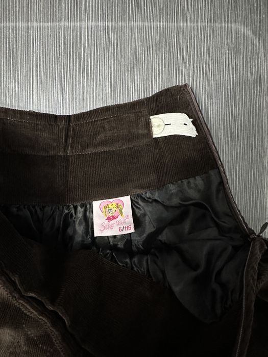 Юбка на девочку микровельвет