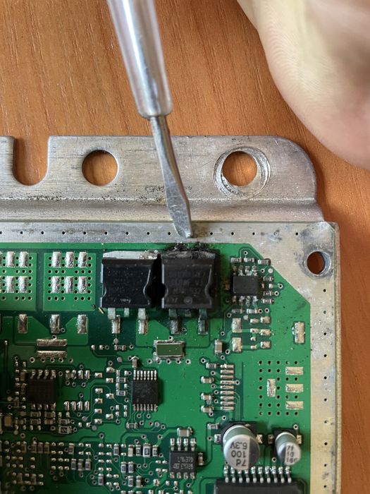 Эбу (сгорела) под воствновление