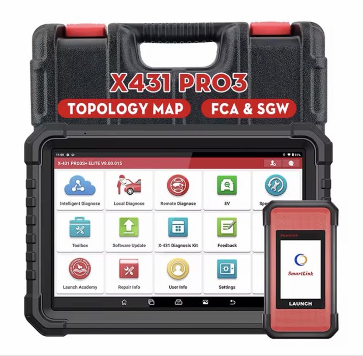 Tester/Diagnoza Launch x431-PRO3+Elite original cu 2 ani Update uri