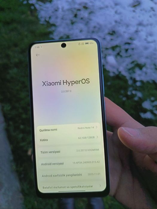 Srocni Redmi note 14