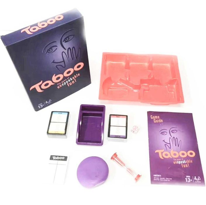 Игра Табу  на англиски за  компанията, семейството и партито