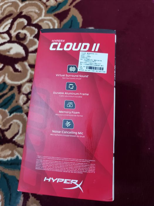 Игровая гарнитура HyperX Cloud II (Полный комплект + допы)