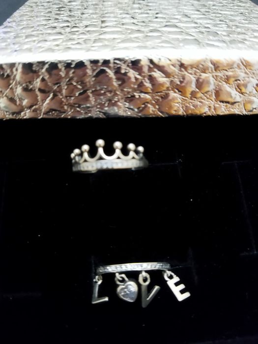 Серебряные серьги и кольца 925*