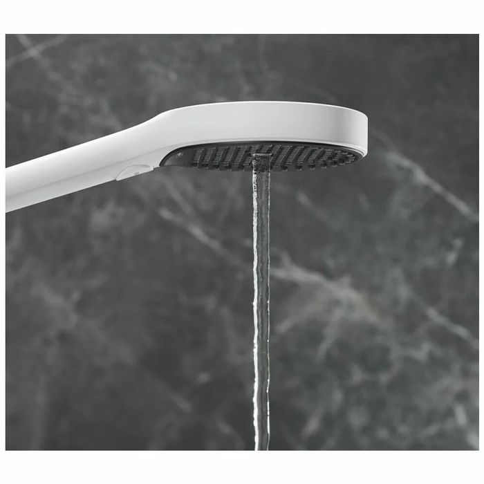 Set de dus Hansgrohe Rainfinity 130 cu para de dus Select 3jet , agatatoare si furtun 125cm, alb mat  NOU