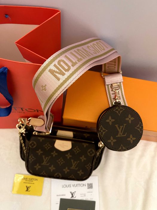 Geantă/Poșetă Lous Vuitton Multi Pochette Pink 24x13x5