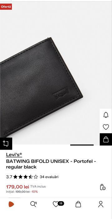 Portofel Levi’s piele Nou