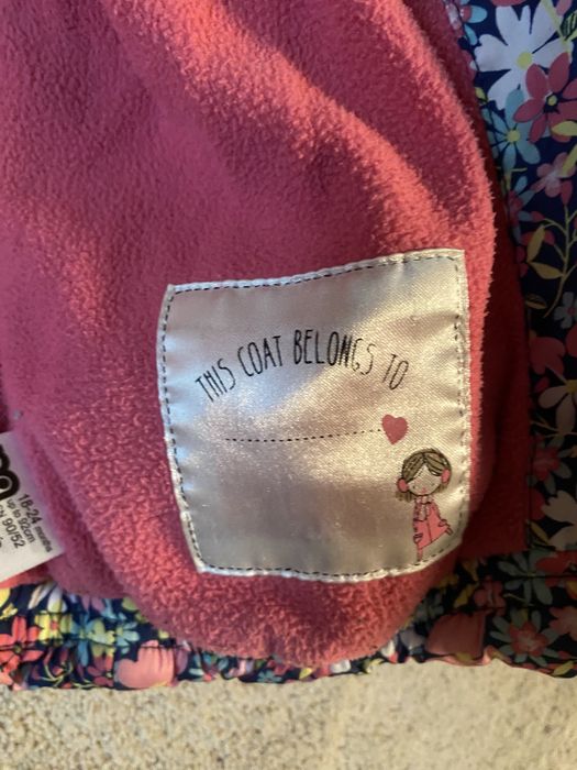 Зимно яке за момиче 18-24м