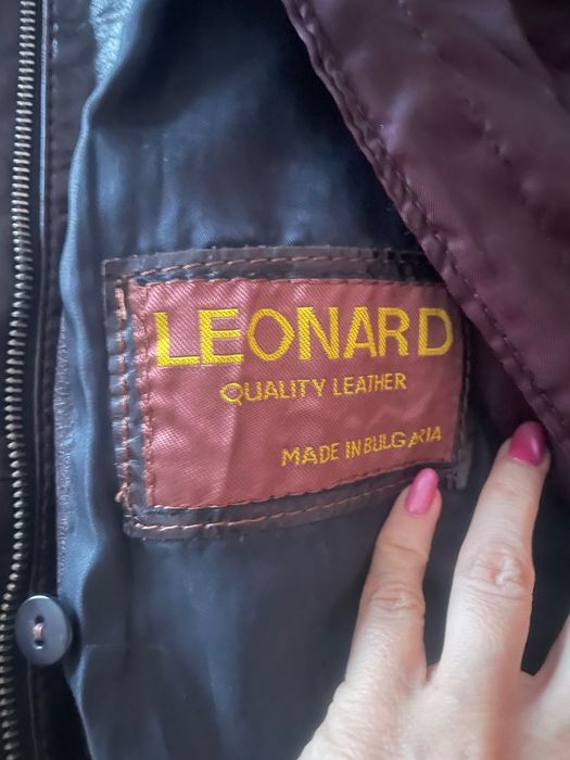 Манто, естествена кожа Leonard